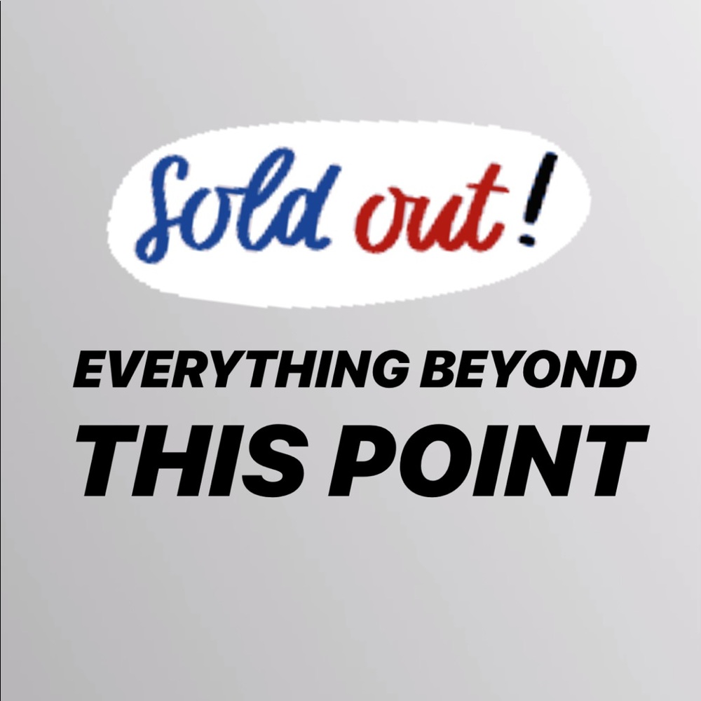 ⚡️SOLD OUT⚡️